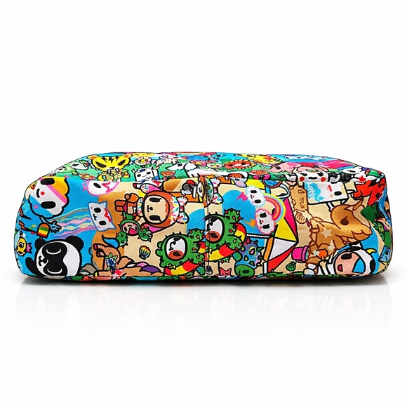 LIMITED EDITION Tokidoki Canvas Tote Bag w/ Unicorn BAG CHARM - Picture 5 of 11